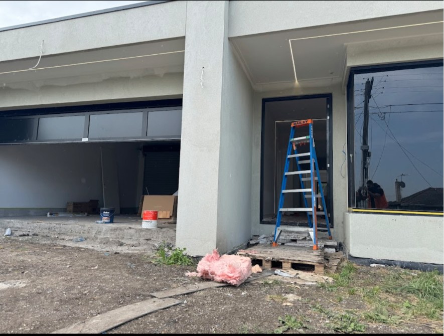 Commercial shopfront fitout with exterior LED lighting